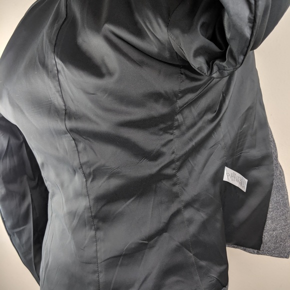 Theory Grey Pin dot Blazer sz 4 - Picture 7 of 8